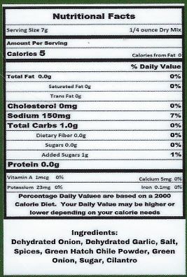 New Mexico Hatch Seasoning