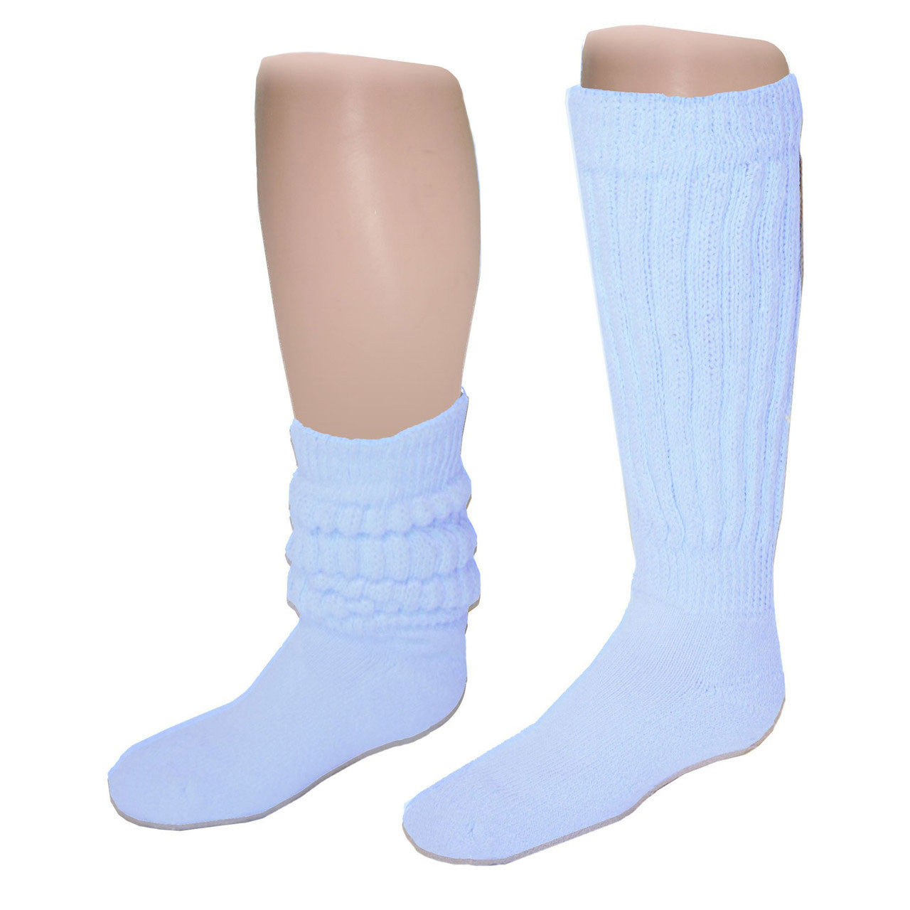 Heavy Slouch Socks — 6 Pairs | Size 9-11 | Made in USA | Choose Your Color