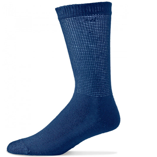   Diabetic Crew Socks Assorted Colors 6 or 12 Pairs  These are high-quality men's and women's diabetic socks. The unique sock design is specifically tailored to be non-restrictive and promotes blood circulation, which makes for the perfect diabetic socks, edema socks, and neuropathy socks.  Made in the USA, we use a breathable blend of cotton and polyester, which provides the perfect elasticity to provide support but retain circulation.  Free Shipping   Nans Home ideas