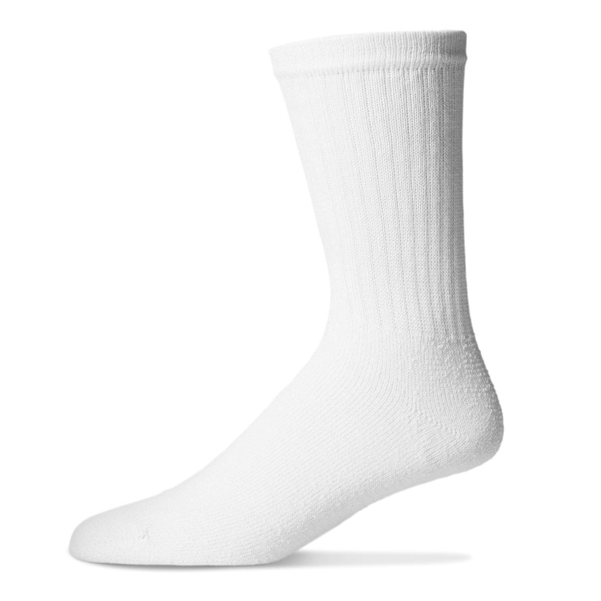 Women, Children's Crew Socks  White 6-8