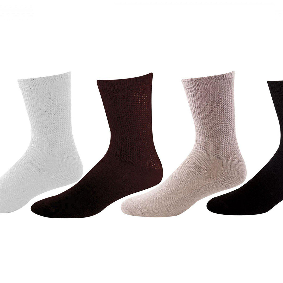 Physicians' Choice Diabetic Crew Socks. Choose Color-Size 13-15. 12 pair - Nans Home ideas